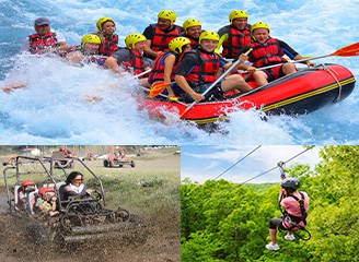 3 in 1 Rafting Buggy Zipline from Antalya