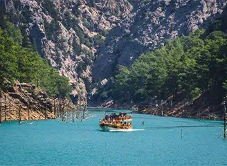 Side Cabrio Bus Safari with Green Lake Boat Trip