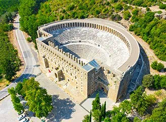 Manavgat, Aspendos and Side Tour from Alanya